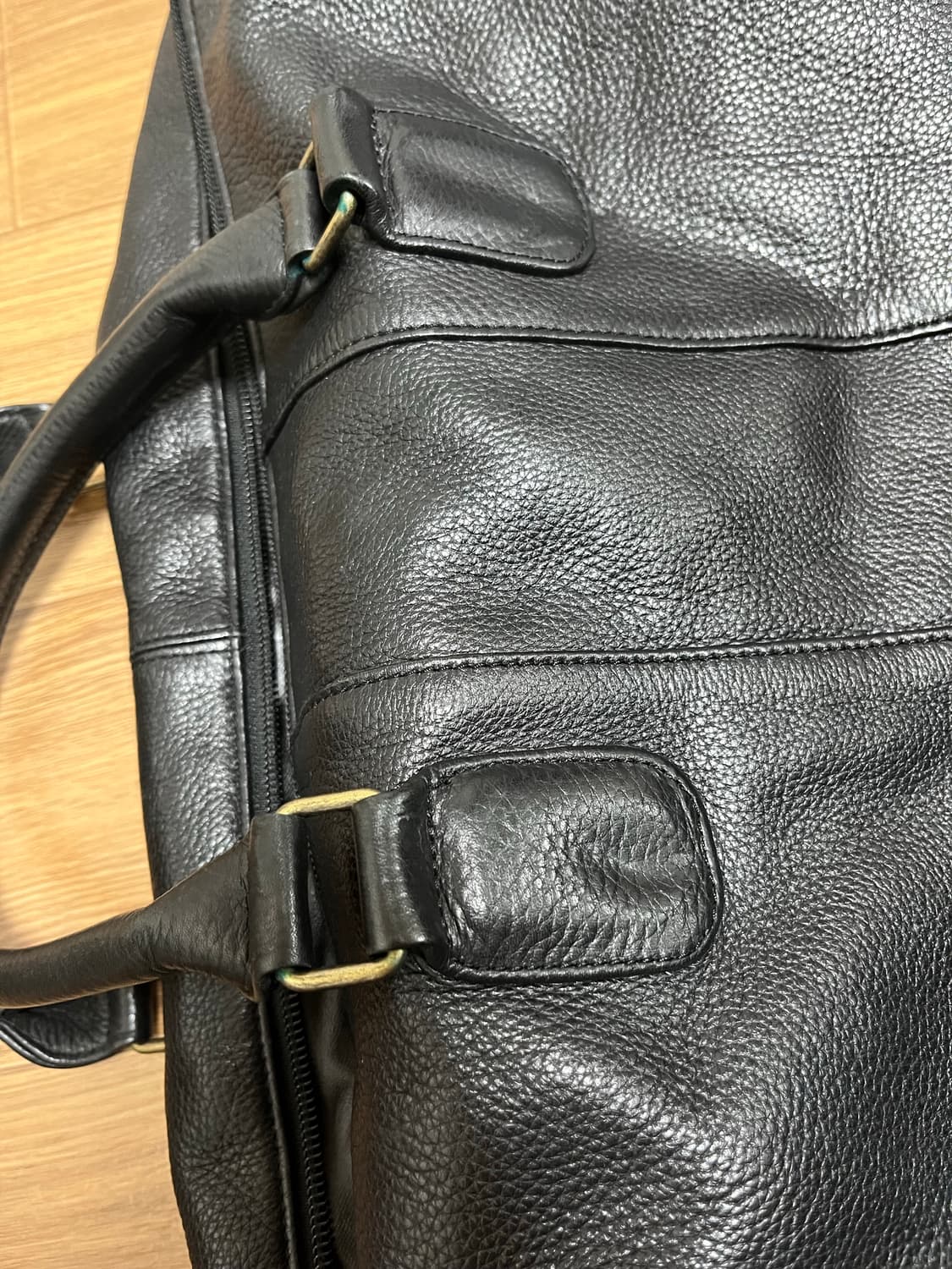 빈티지 레더 보스턴 백 상품이미지7