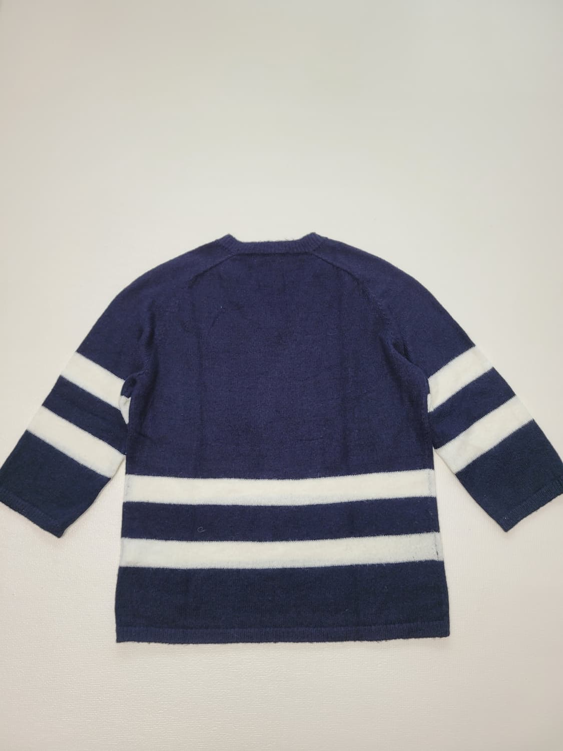 에잇세컨즈 8 seconds V넥 니트 오버핏 105 네이비 상품이미지8