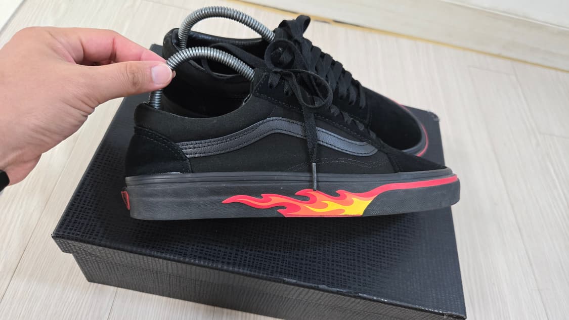 245 반스 올드스쿨 플레임 블랙 상품이미지7