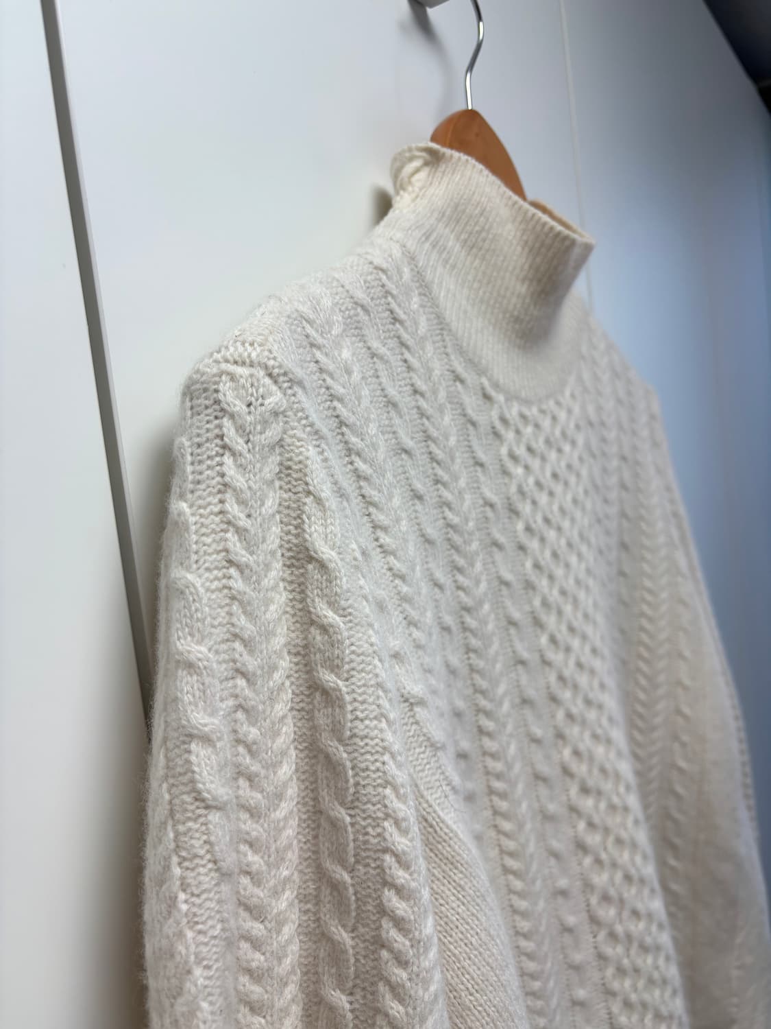 한섬 시스템 케이블 울 니트 상품이미지4