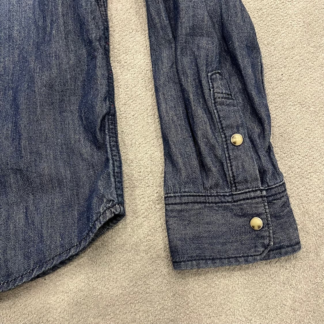 L 디키즈 데님 워싱 웨스턴 셔츠 상품이미지3