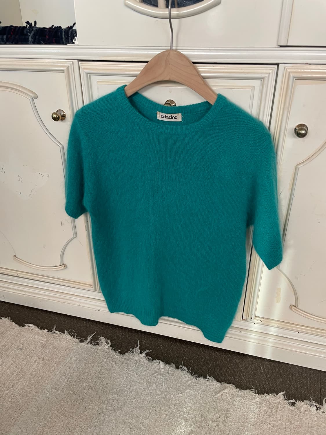 vintage angora short sleeve knit 상품이미지5