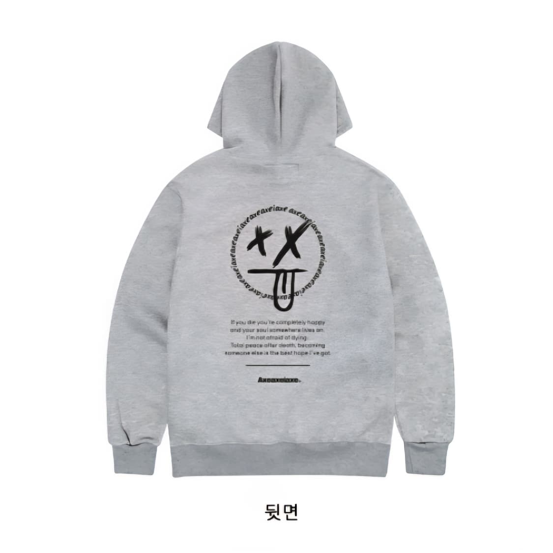 XXIX TEASE-YA 프리미엄 기모 후드 그레이 상품이미지2