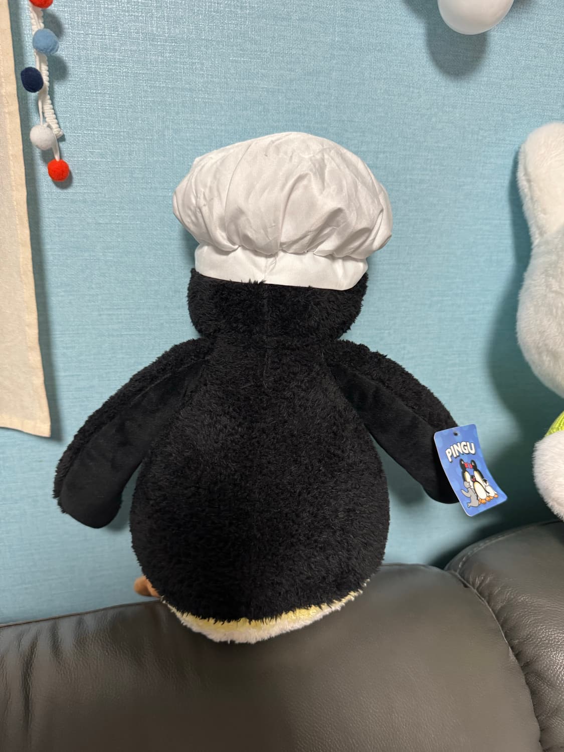 귀여운 핑구 요리사 봉재 인형 택있음 상품이미지6