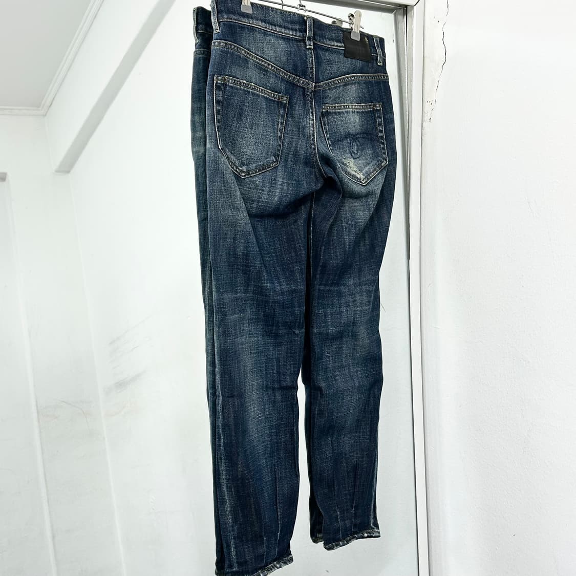 R13 알써틴 데미지 릴렉스드 스키니 데님 팬츠 상품이미지5