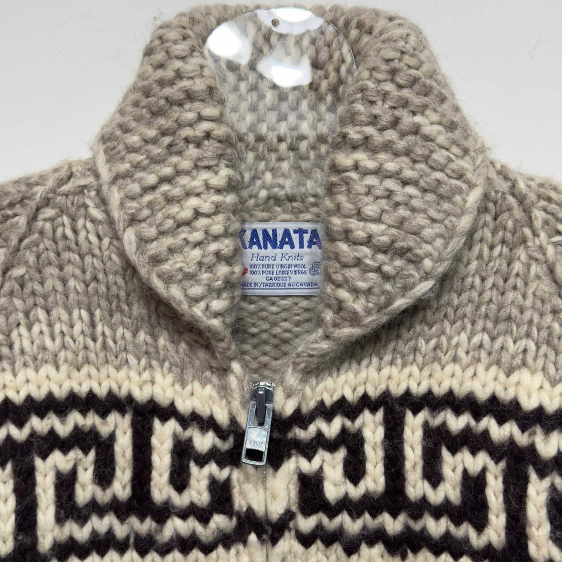 카나타 캐나다 핸드 니트 코위찬 상품이미지2