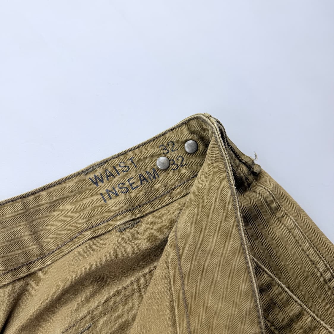 RRL 더블알엘 헤링본 퍼티그팬츠 32X32 상품이미지5