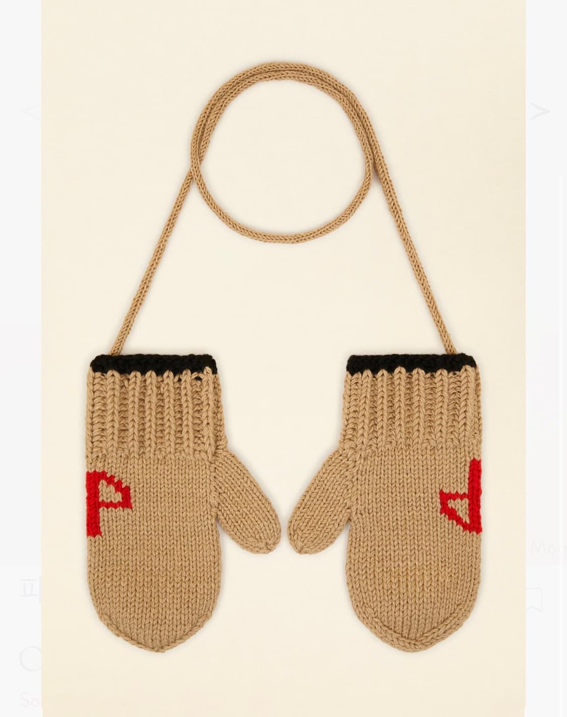 PATOU 파투 네쥬 울 미튼 장갑 상품이미지2