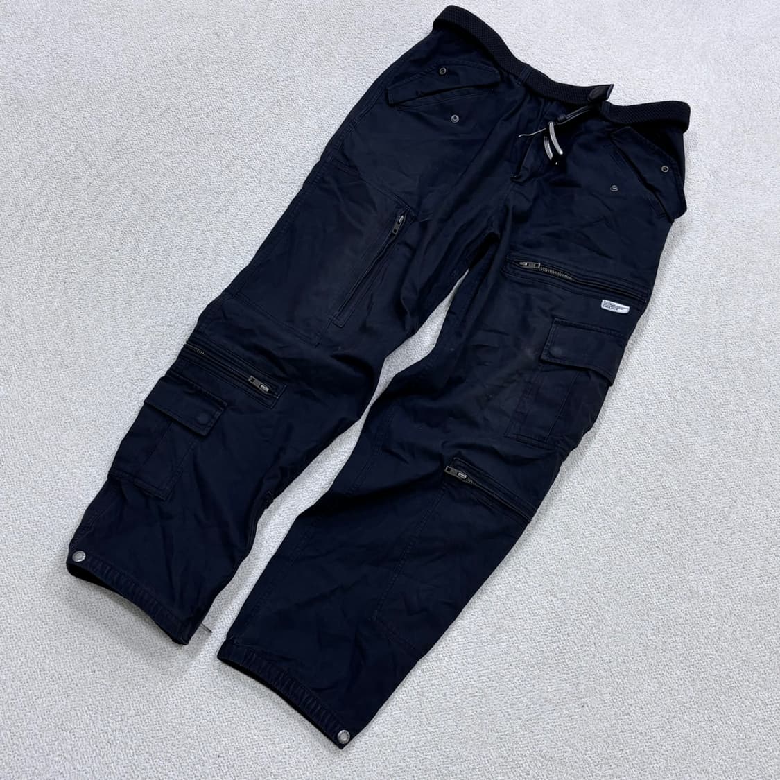 M 디스이즈네버댓 블랙 카고 팬츠 0403E 상품이미지1