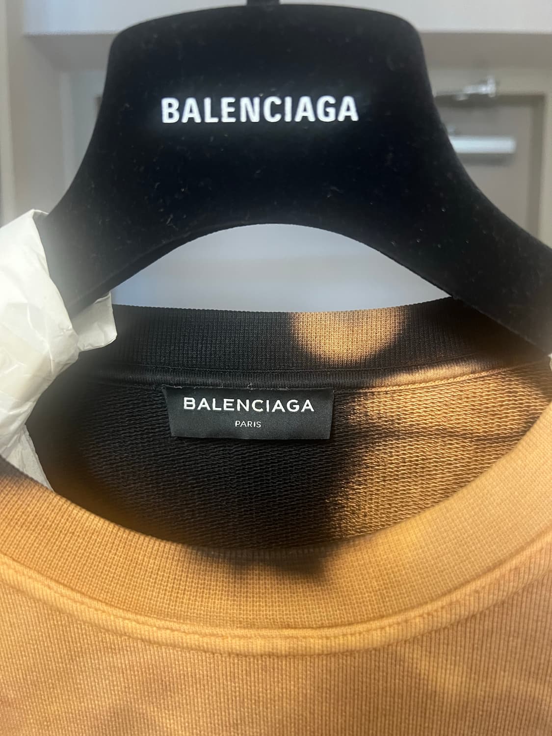 17fw 발렌시아가 블리치드 옴므 HOMME 오버핏 맨투맨 m사이즈 상품이미지3