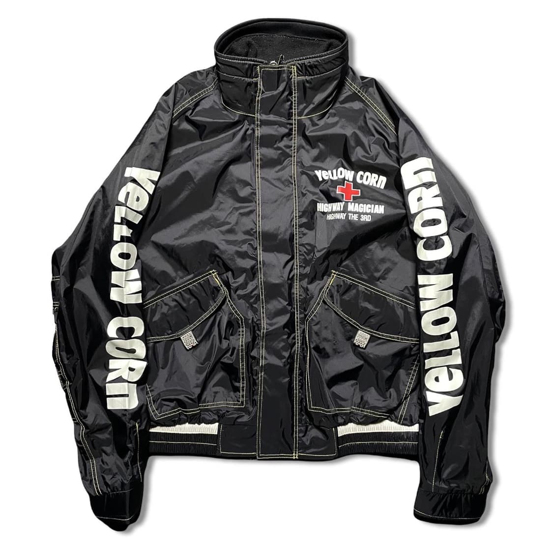 옐로우콘 나일론 레이싱 봄버 상품이미지1