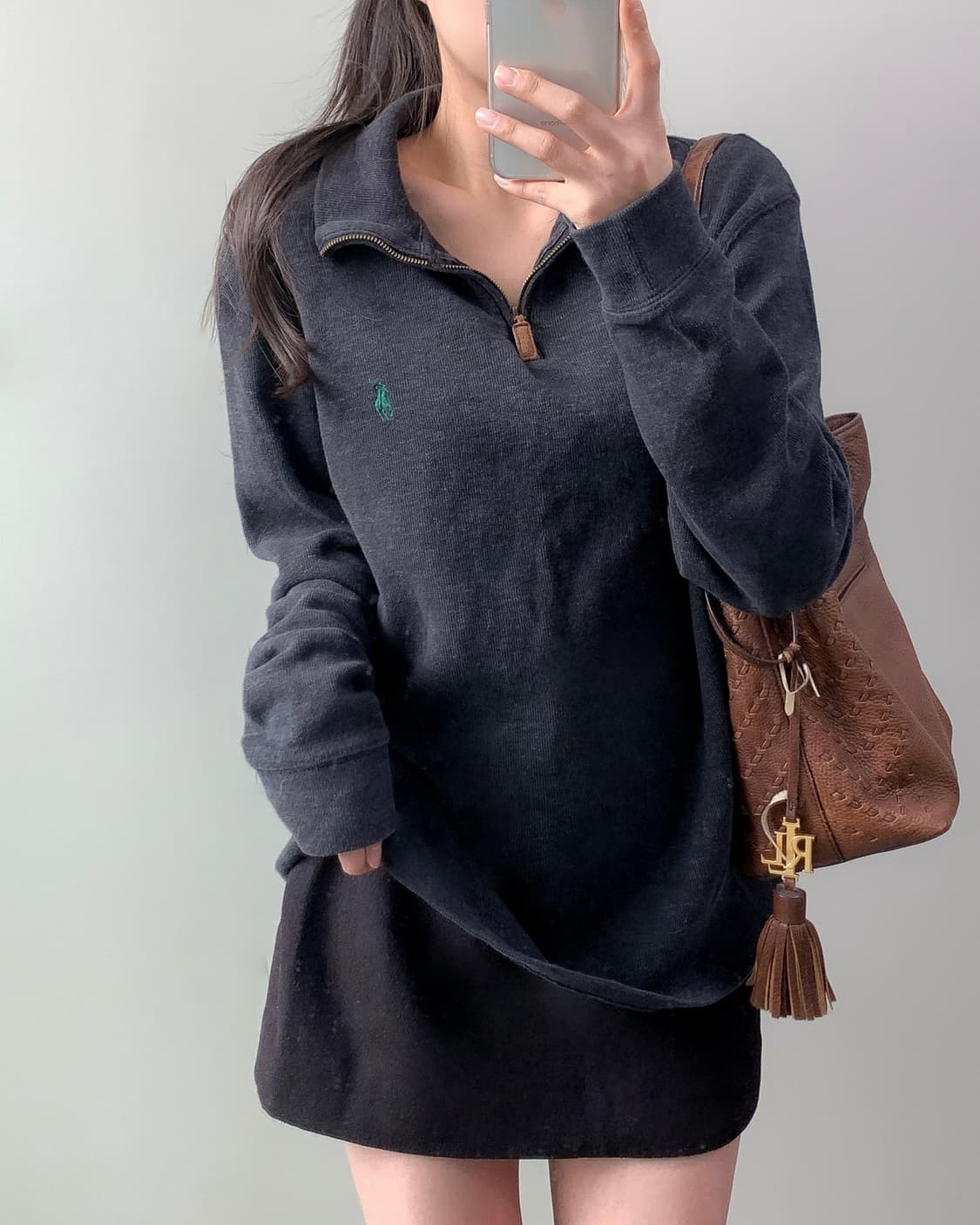 폴로 반집업 니트  상품이미지1