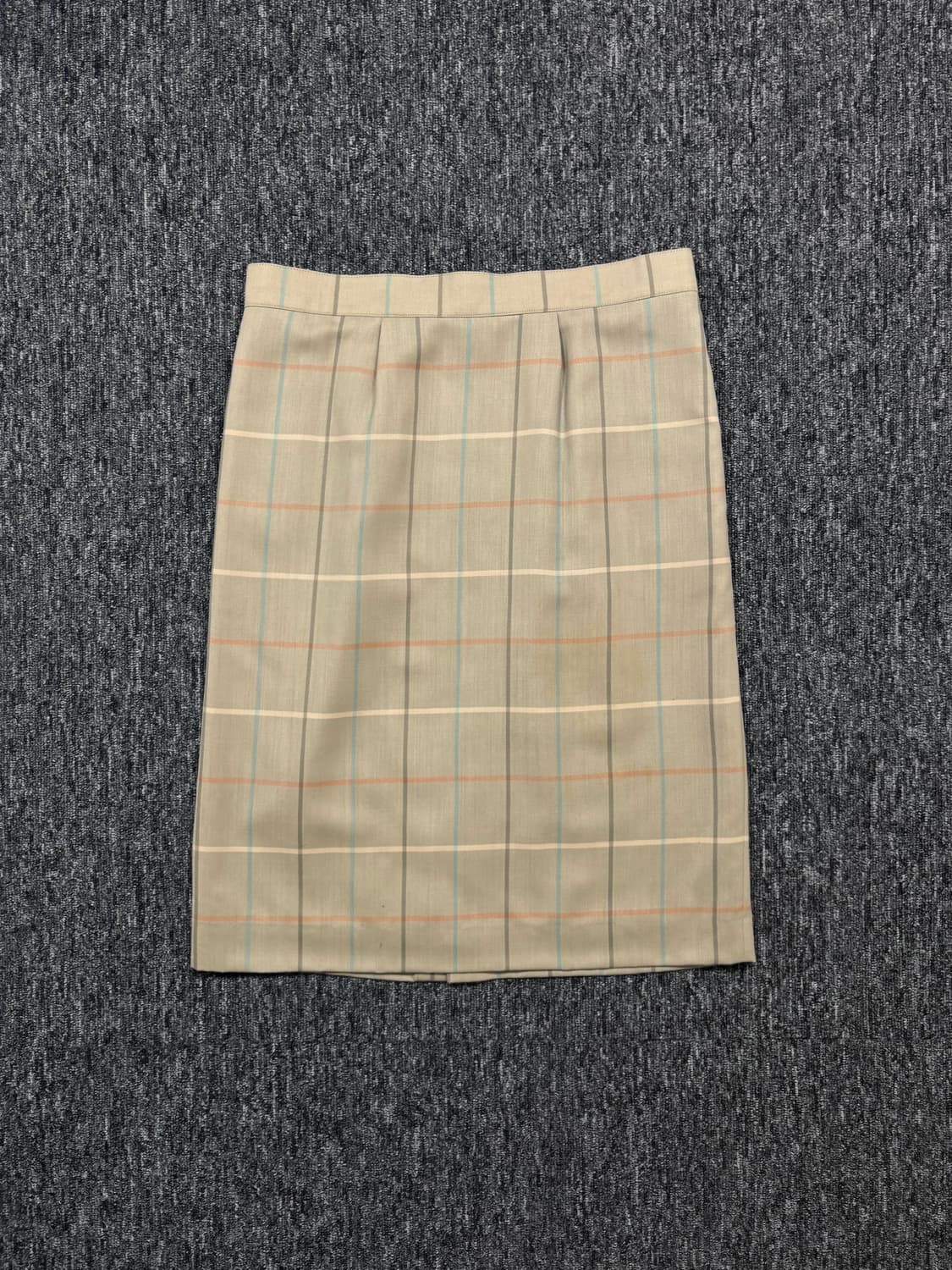 버버리 울 체크 미디 스커트 상품이미지3