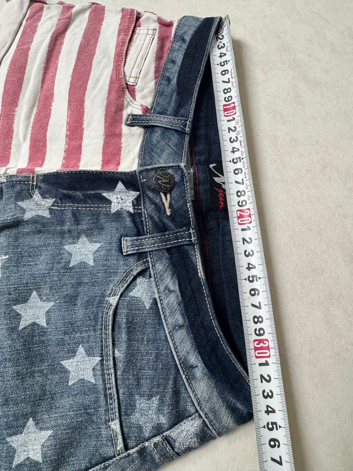 N jeans 성조기 핫팬츠 28 상품이미지7