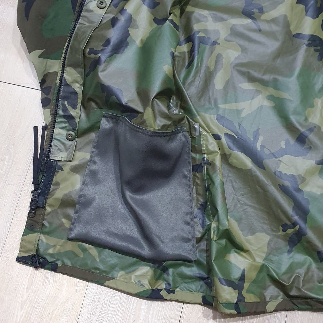 미군 우드랜드 레인파카 우비 m (110 이상) 상품이미지8