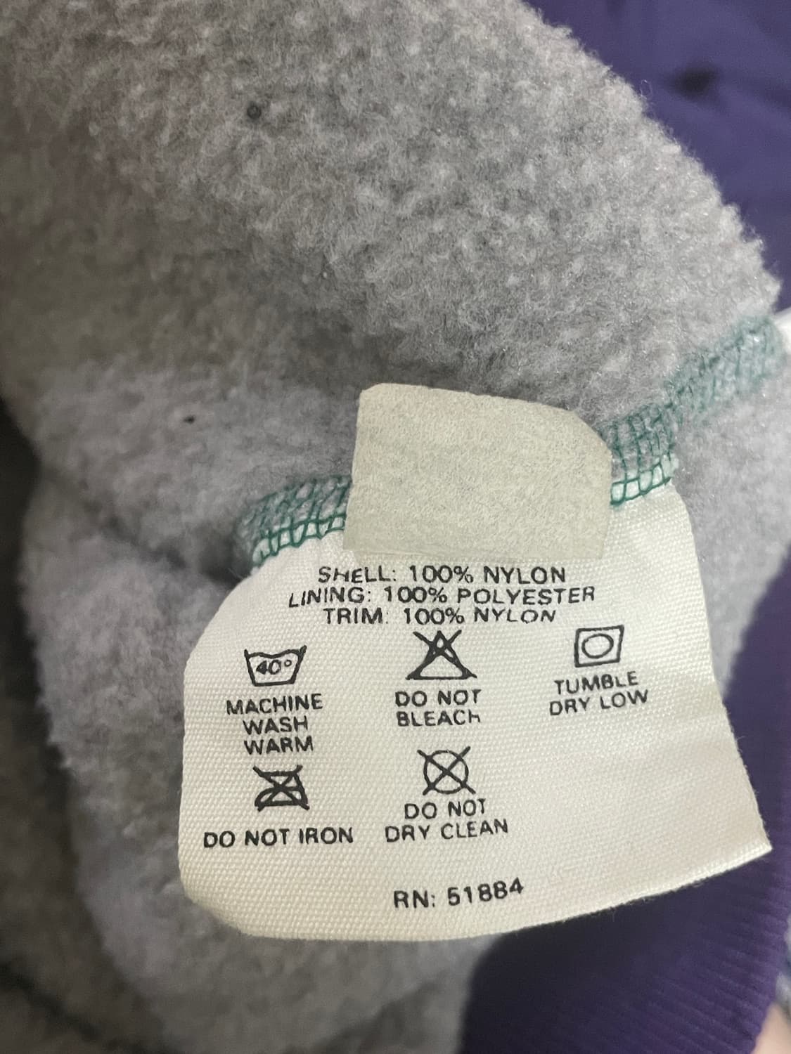 80’s 파타고니아 퍼플 플리스 자켓 상품이미지4