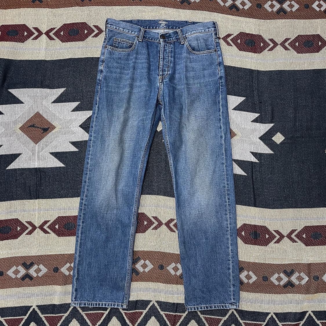 칼하트 wip 말로우 데님팬츠 빈티지 청바지 워크웨어 상품이미지2