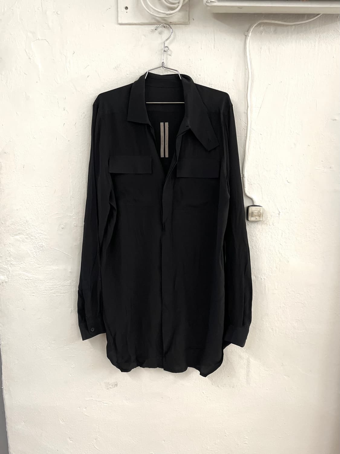 릭오웬스 2017SS 실크 오피스 셔츠 상품이미지6