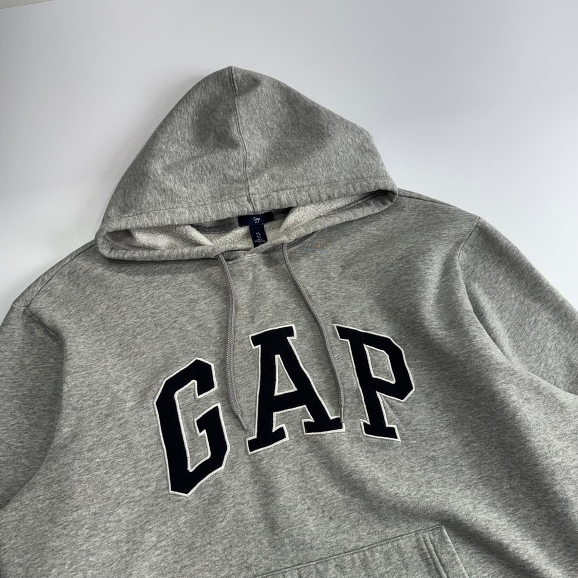 Gap 갭 네이비 로고 그레이 후드티 상품이미지4