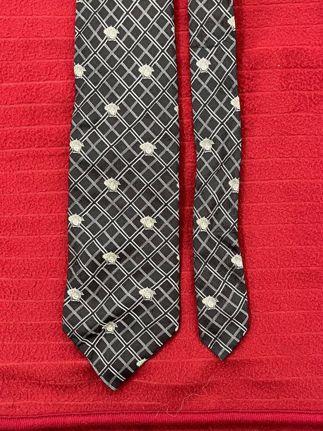 지아니 베르사체 패턴 넥타이 블랙 #csz3072 상품이미지4