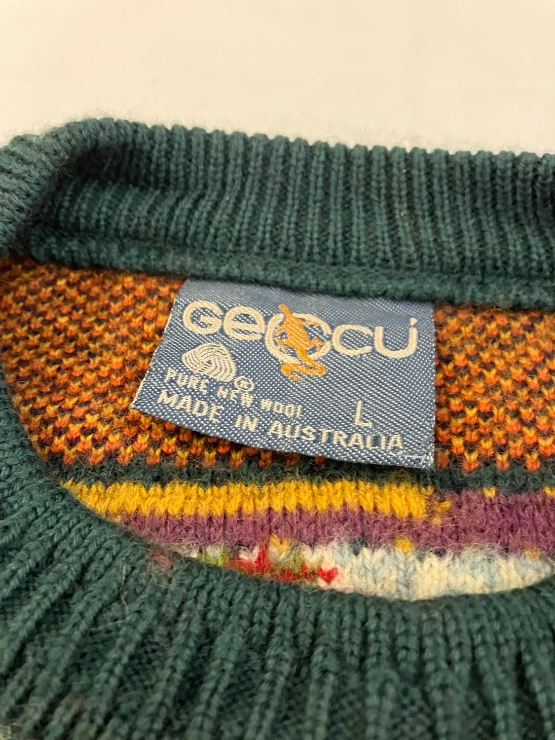 GECCU 선셋 무드 오스트레일리아 케이블 니트 상품이미지3