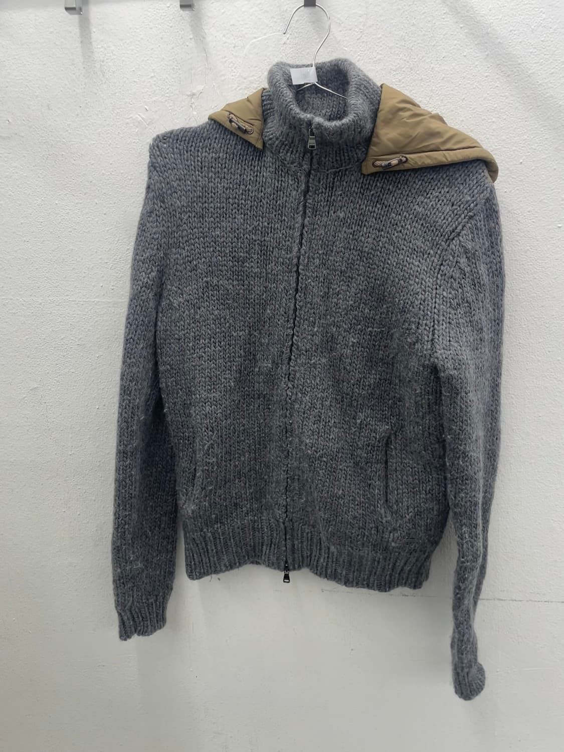 Dkny 패딩후드 스웨터 집업 상품이미지1