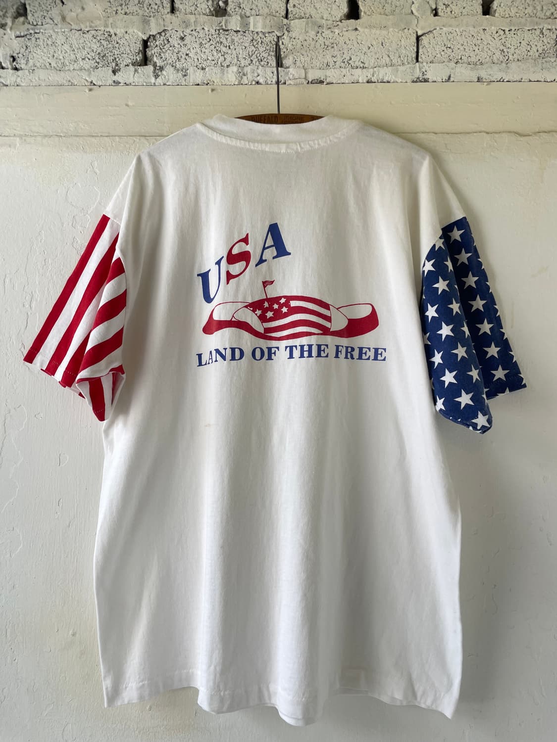 1990's Vintage PGA WEST Flag Sleeve Tee  상품이미지5