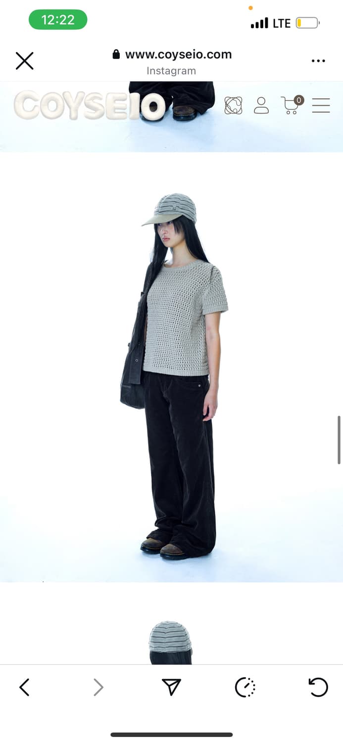 코이세이오 LEAF CUT CORDUROY PANTS 코듀로이 팬츠 상품이미지2