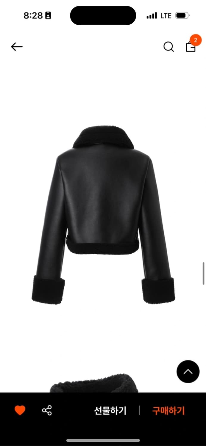 카키포인트 무스탕 블랙 상품이미지7