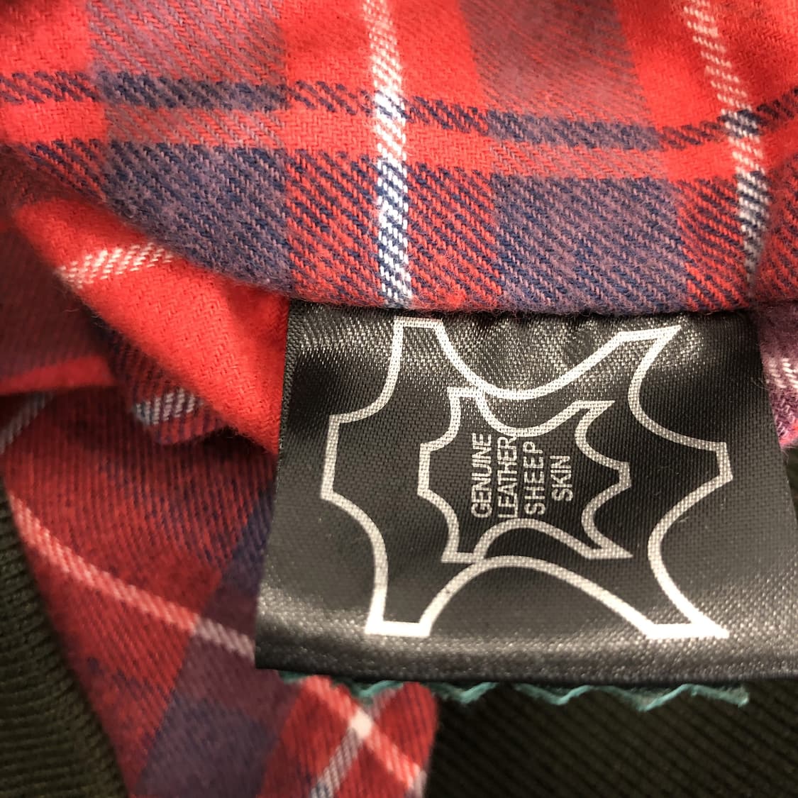 Curphey USA 리얼레더 쉽스킨(양가죽) 헤링턴자켓 95  상품이미지6