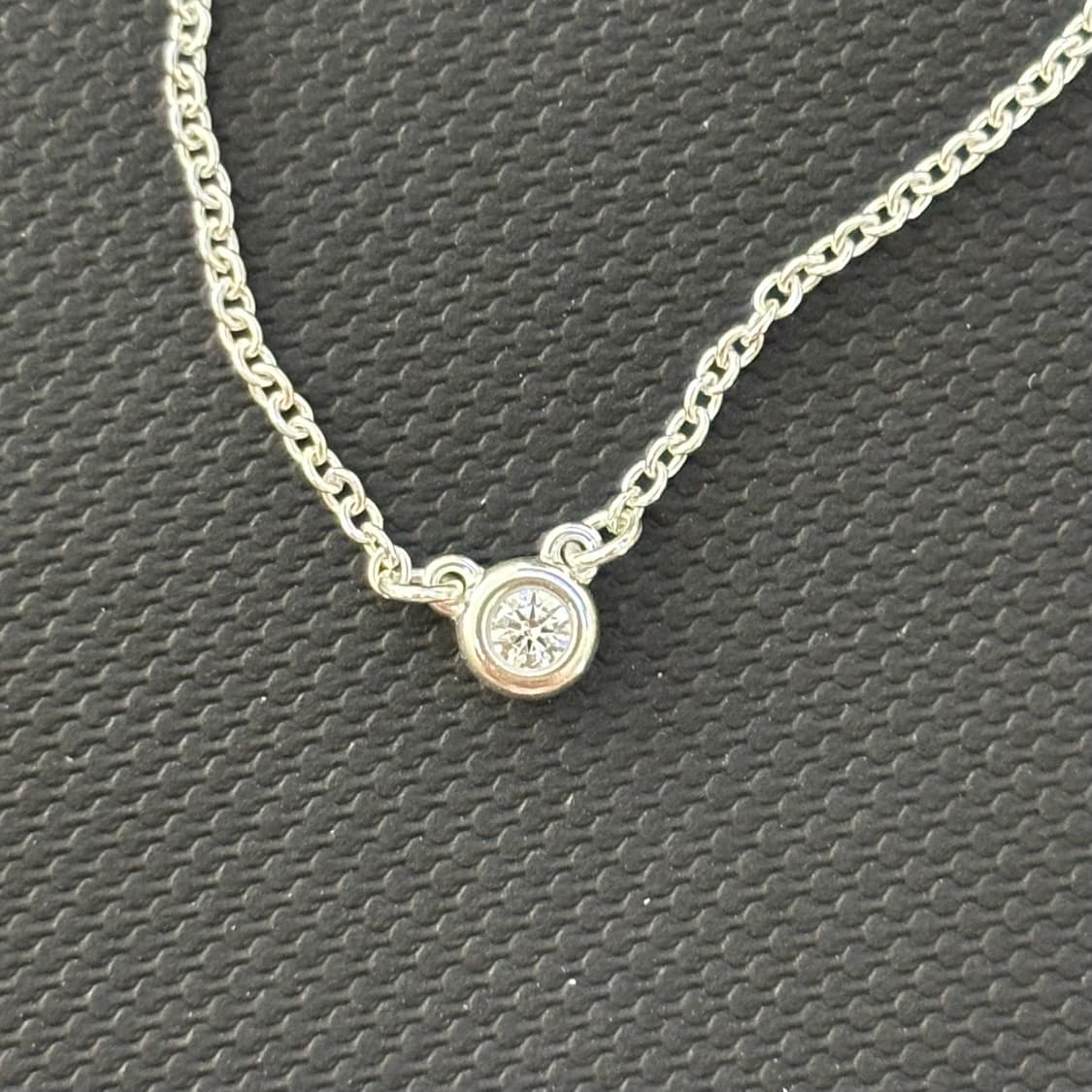 티파니앤코 엘사 퍼레티 실버 다이아 목걸이 상품이미지2