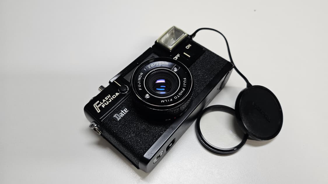 작례O 목측식의 근본 후지카 플래시 데이트 필름카메라 빈티지 필카 상품이미지7