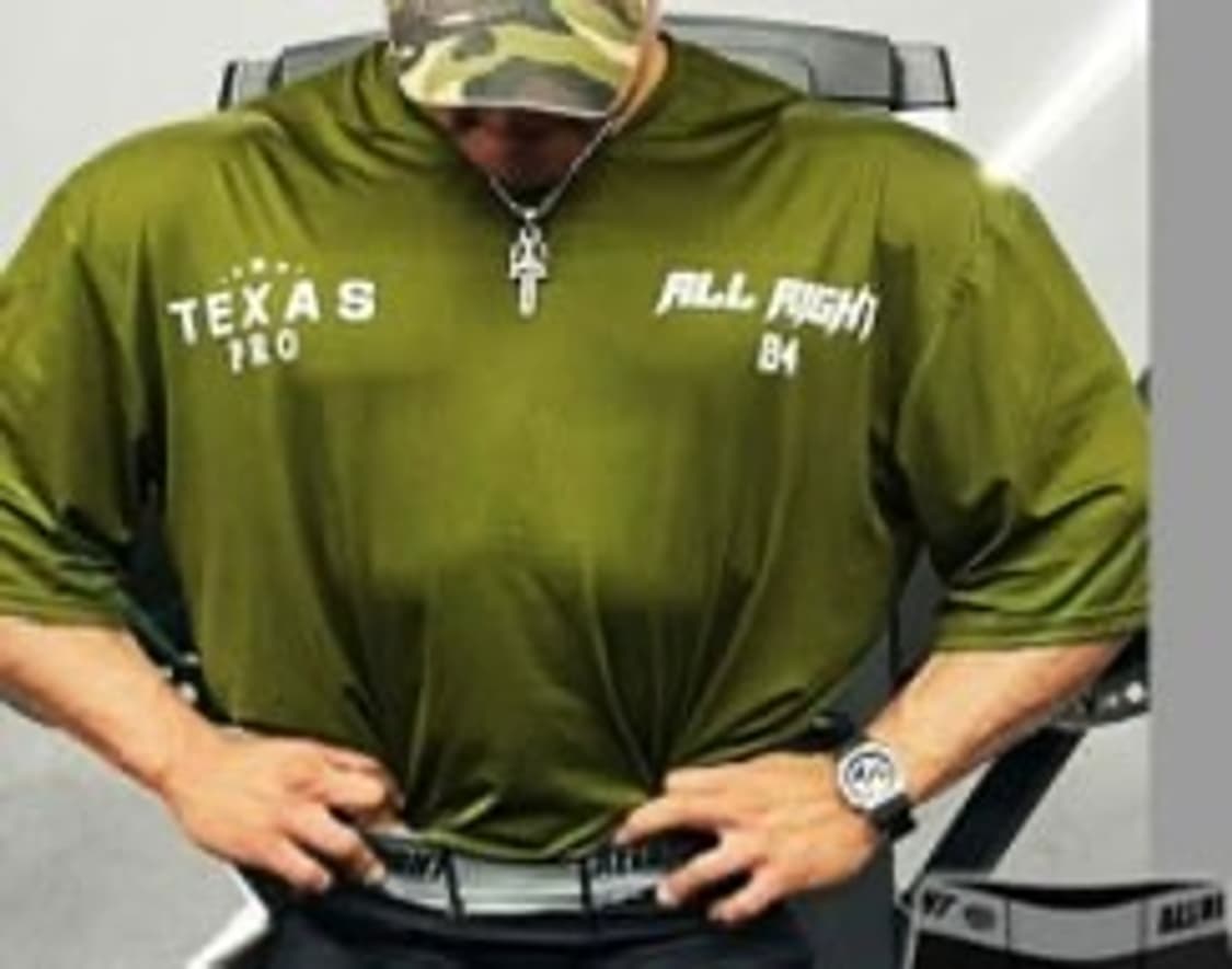 올라잇 박재훈 텍사스 프로 우승기념 럭비 기능성 티셔츠 디터민트 XL 상품이미지1