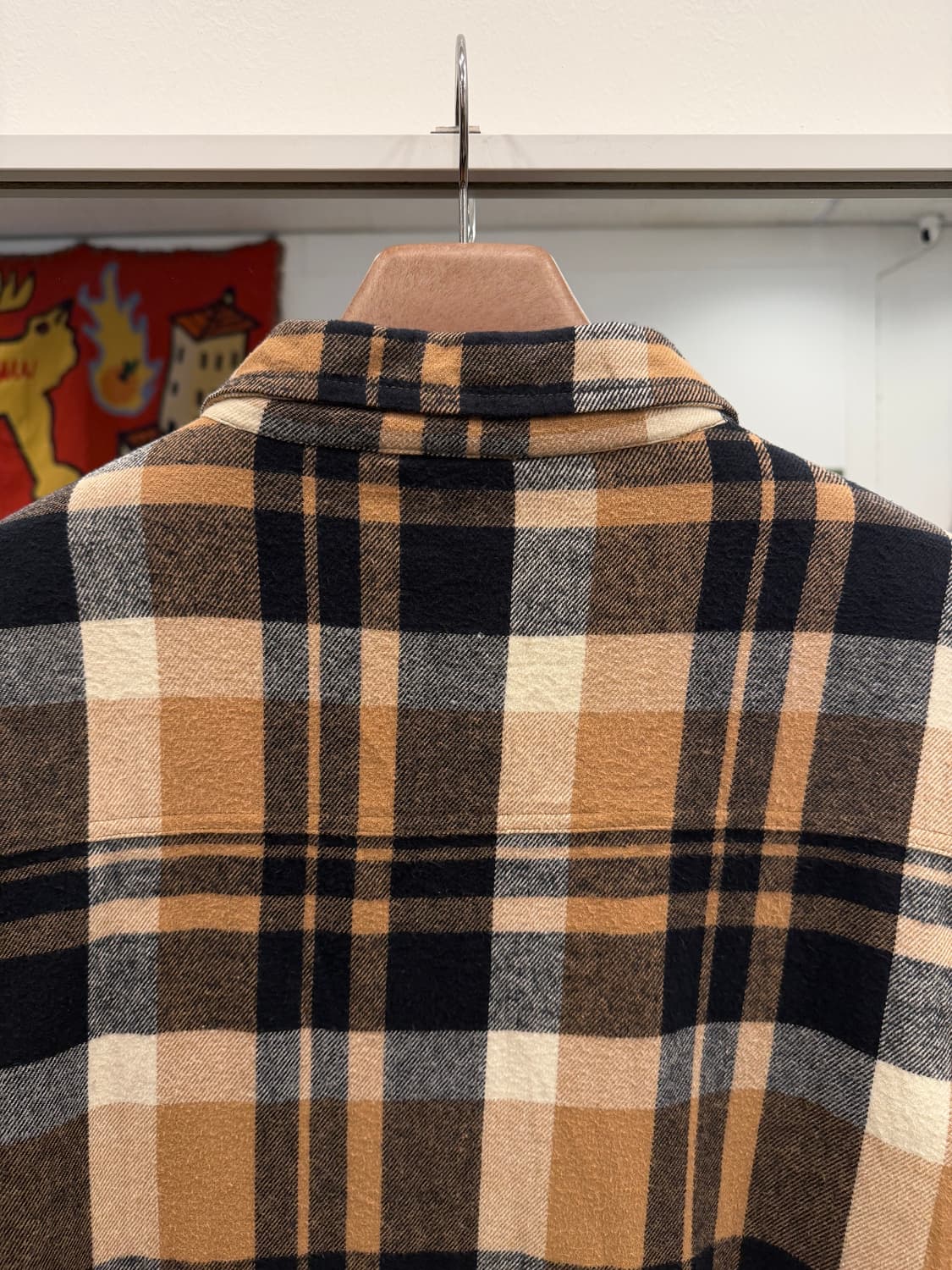 00s Woolrich 울리치 쉐르파 플란넬 체크 집업 자켓 상품이미지8