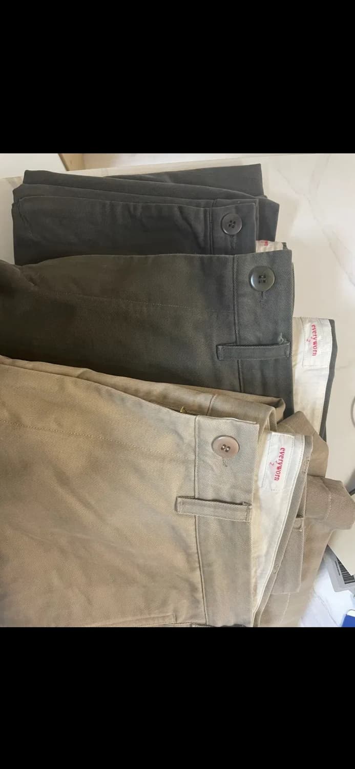 [2] 에브리원 빈티지 코튼 드릴 치노(차콜, 올리브, 베이지) 상품이미지1