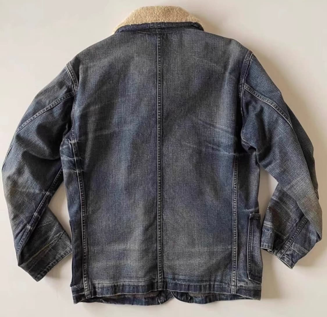 rrl 시어링 데님자켓 m 새상품 상품이미지2
