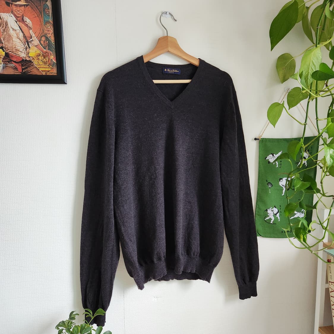 브룩스 브라더스 이지케어 스트레치 브이넥 니트 상품이미지1