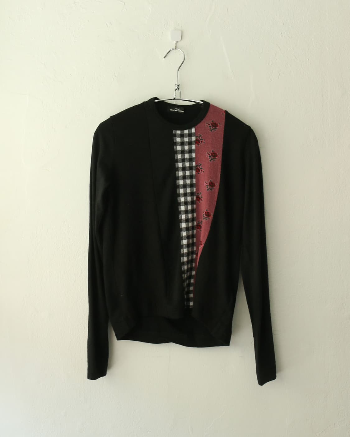 꼼데가르송 트리콧 패치워크 니트 상품이미지1