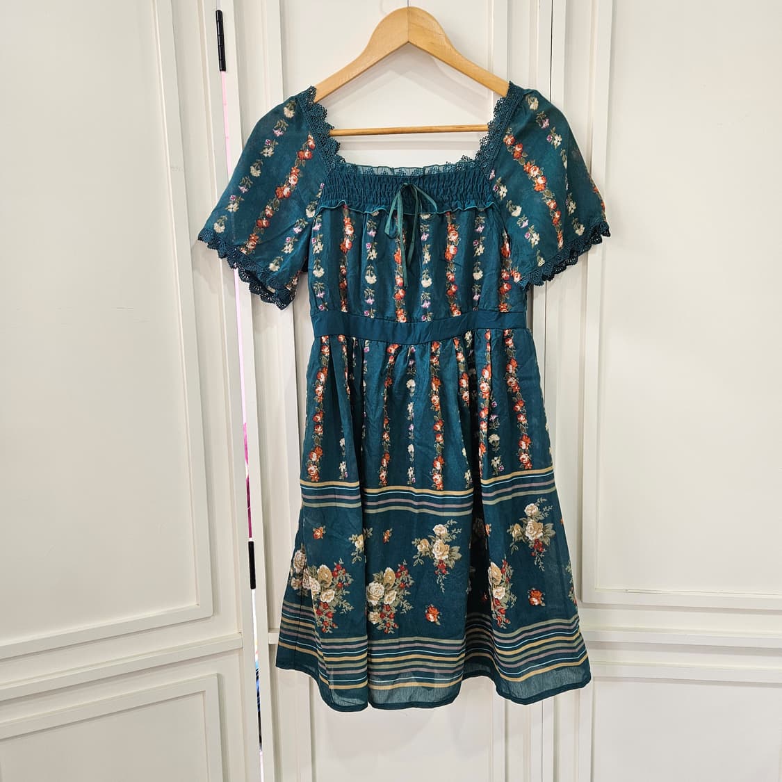 엑시즈팜(Axes Femme) 플라워 프린트 원피스 상품이미지1