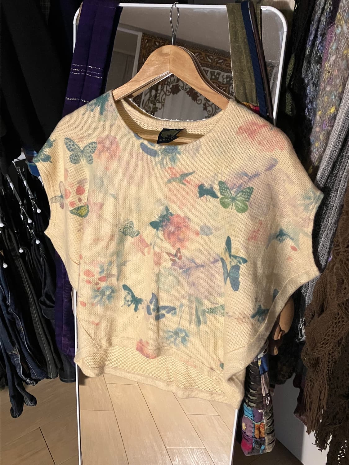 scolar 스콜라 나비 반팔니트 (착샷O) 상품이미지1