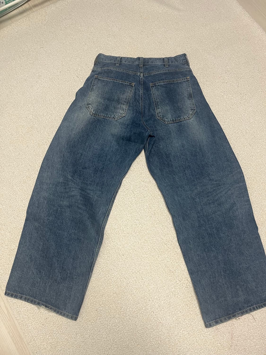 해칭룸 와이드 커브진 3사이즈 상품이미지2