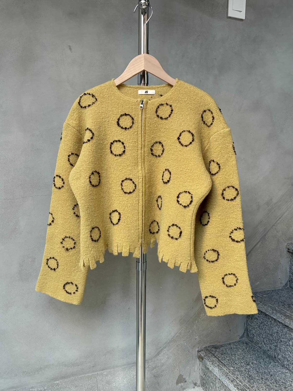 이세이 미야케 IS 니트 집업 상품이미지1