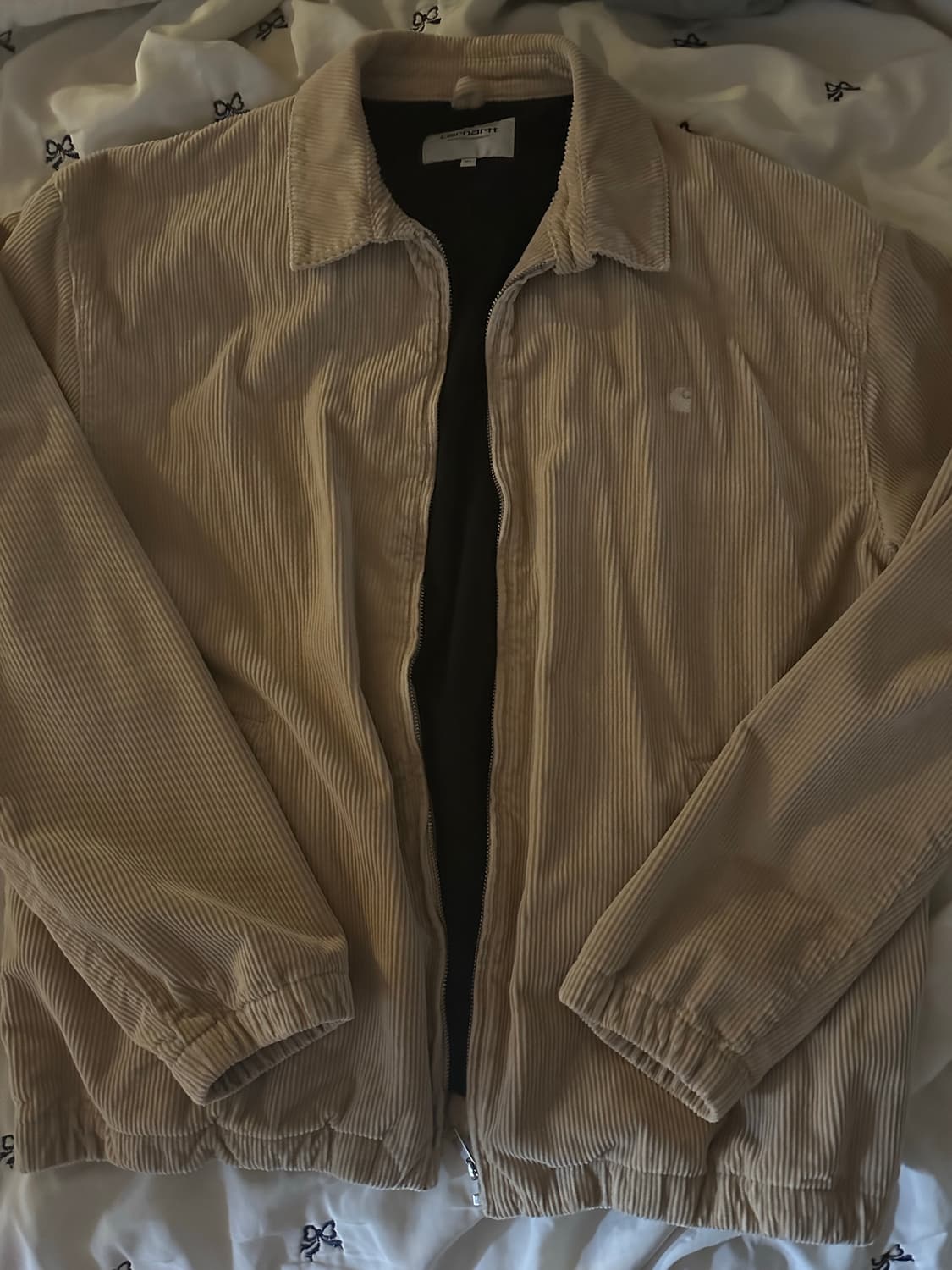 칼하트 wip 코듀로이 자켓 베이지 상품이미지2