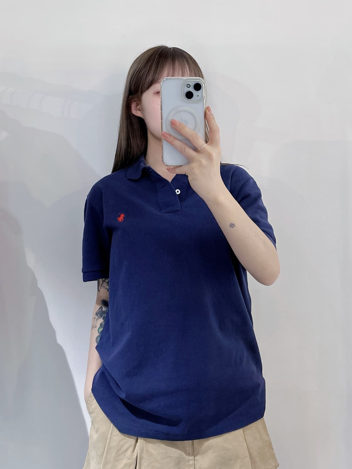 폴로랄프로렌 레드포니 네이비 반팔 카라티 상품이미지1