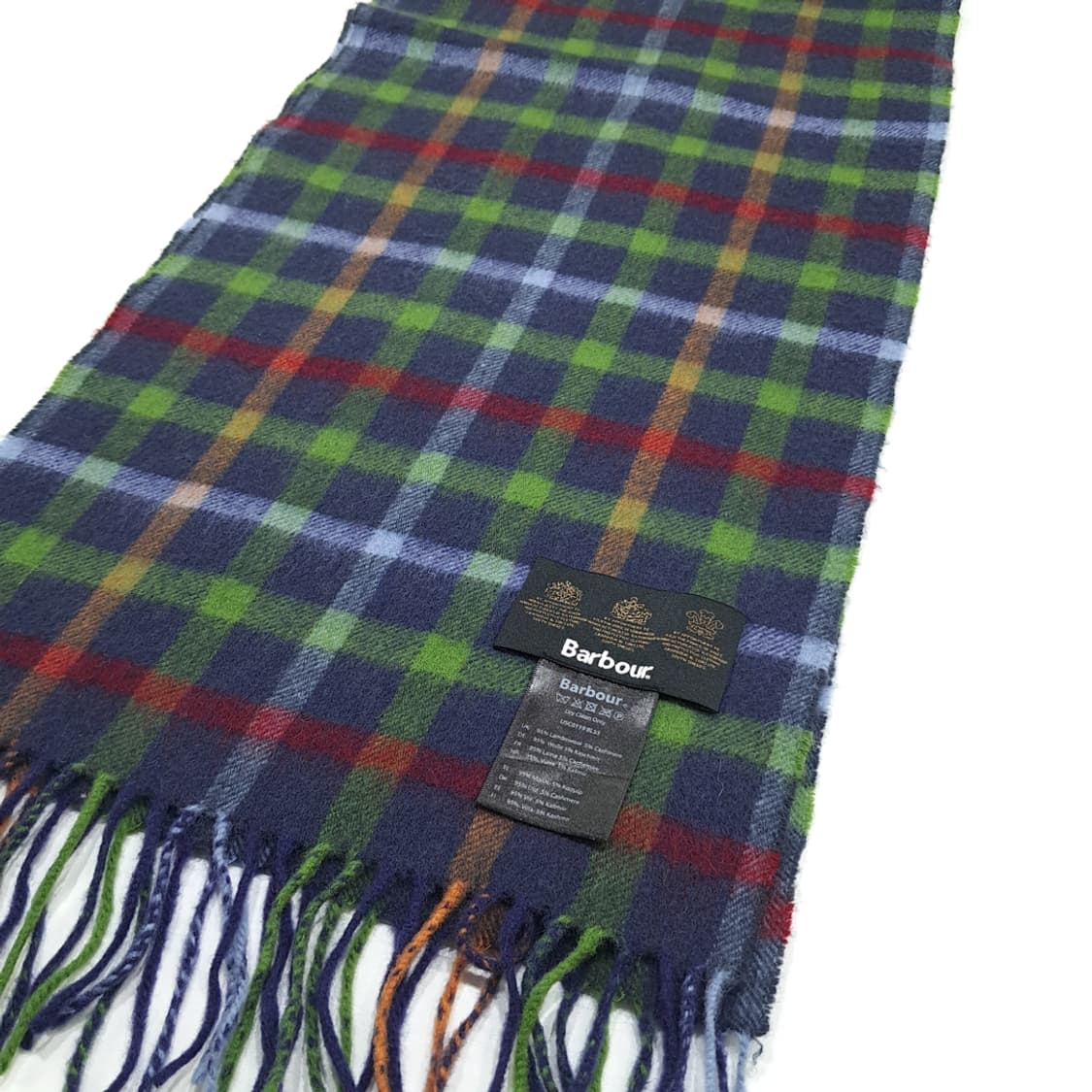 MX357 바버 클래식 바버 타탄체크 램스울 캐시미어 목도리 머플러 상품이미지3