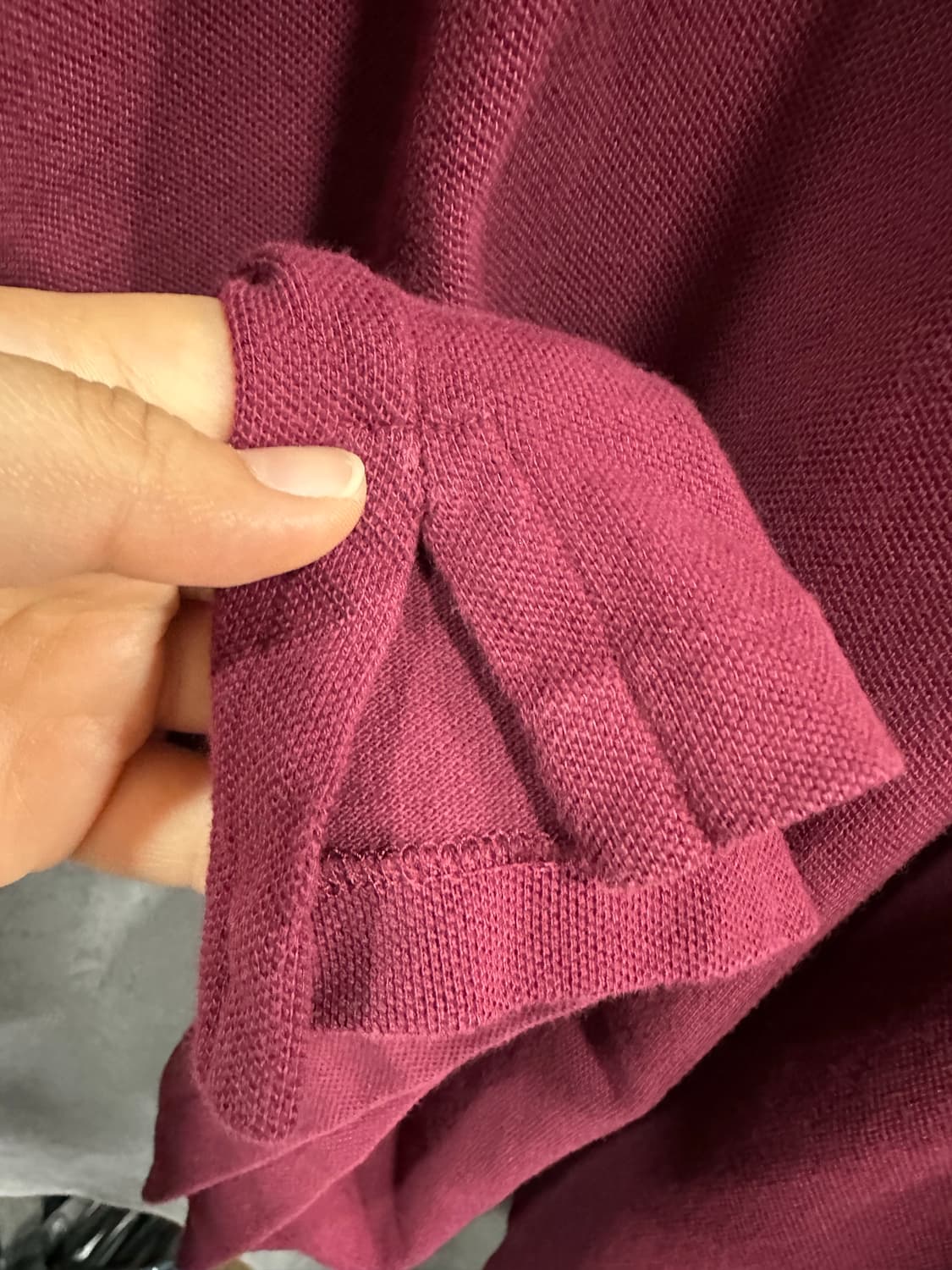 폴로 랄프로렌 빅포니 버건디 반팔 카라 3XB 빅사이즈 상품이미지6