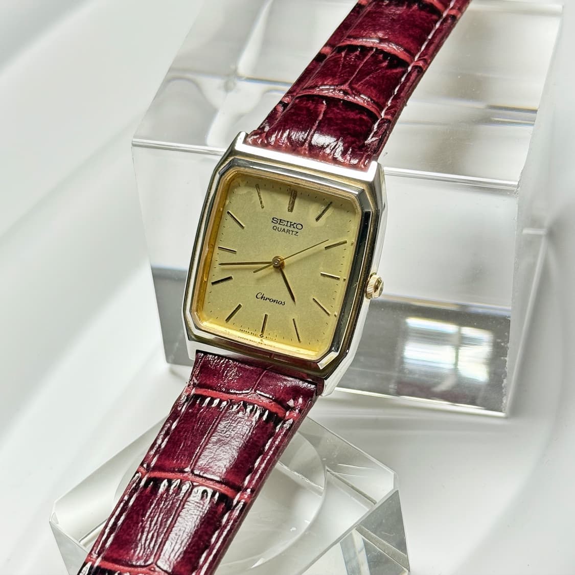 80's90's 세이코 빈티지 크로노스 탱크 워치 상품이미지4