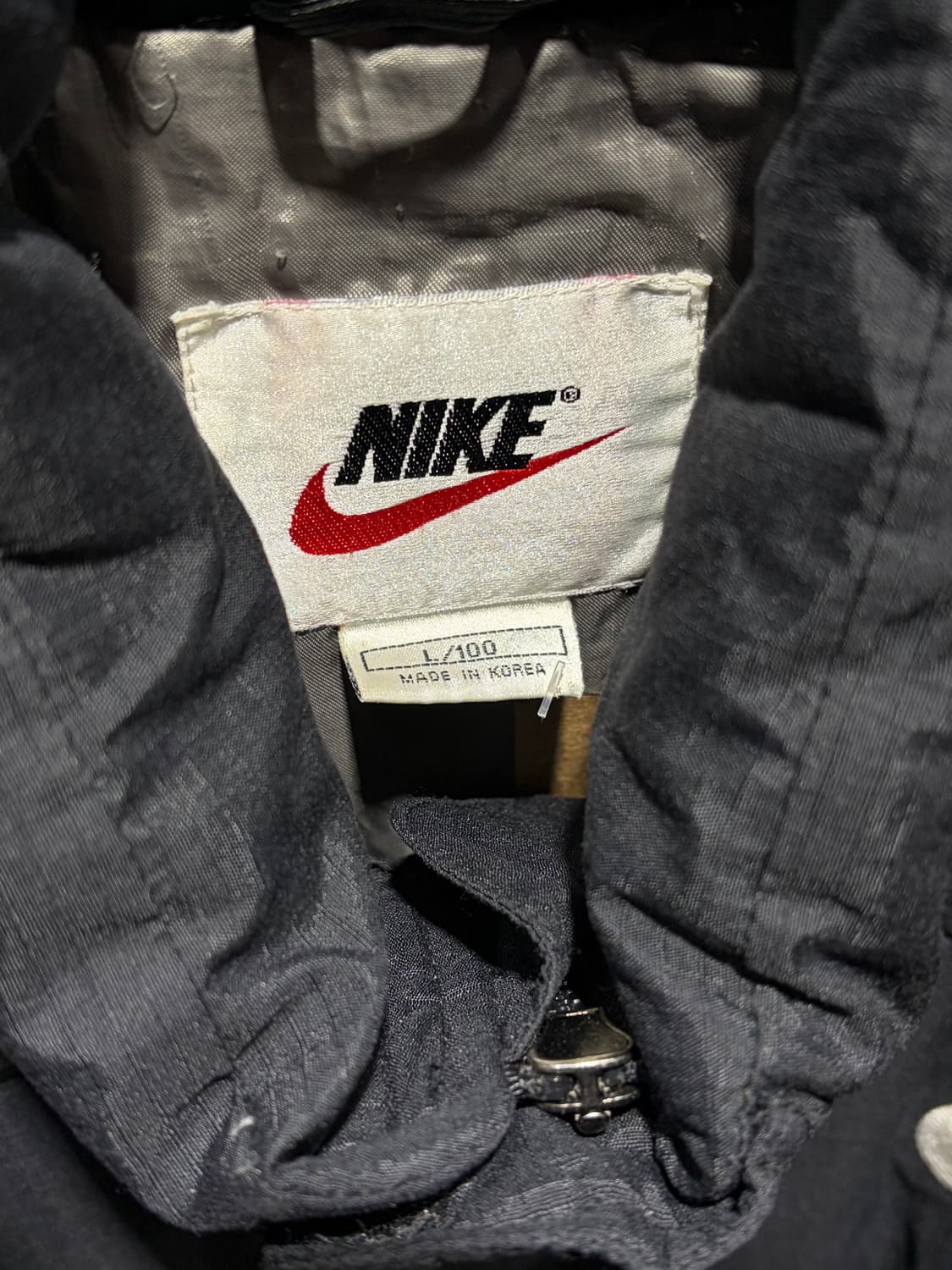 L 나이키 00s 스우시 뉴챔프 블랙 패딩 상품이미지7
