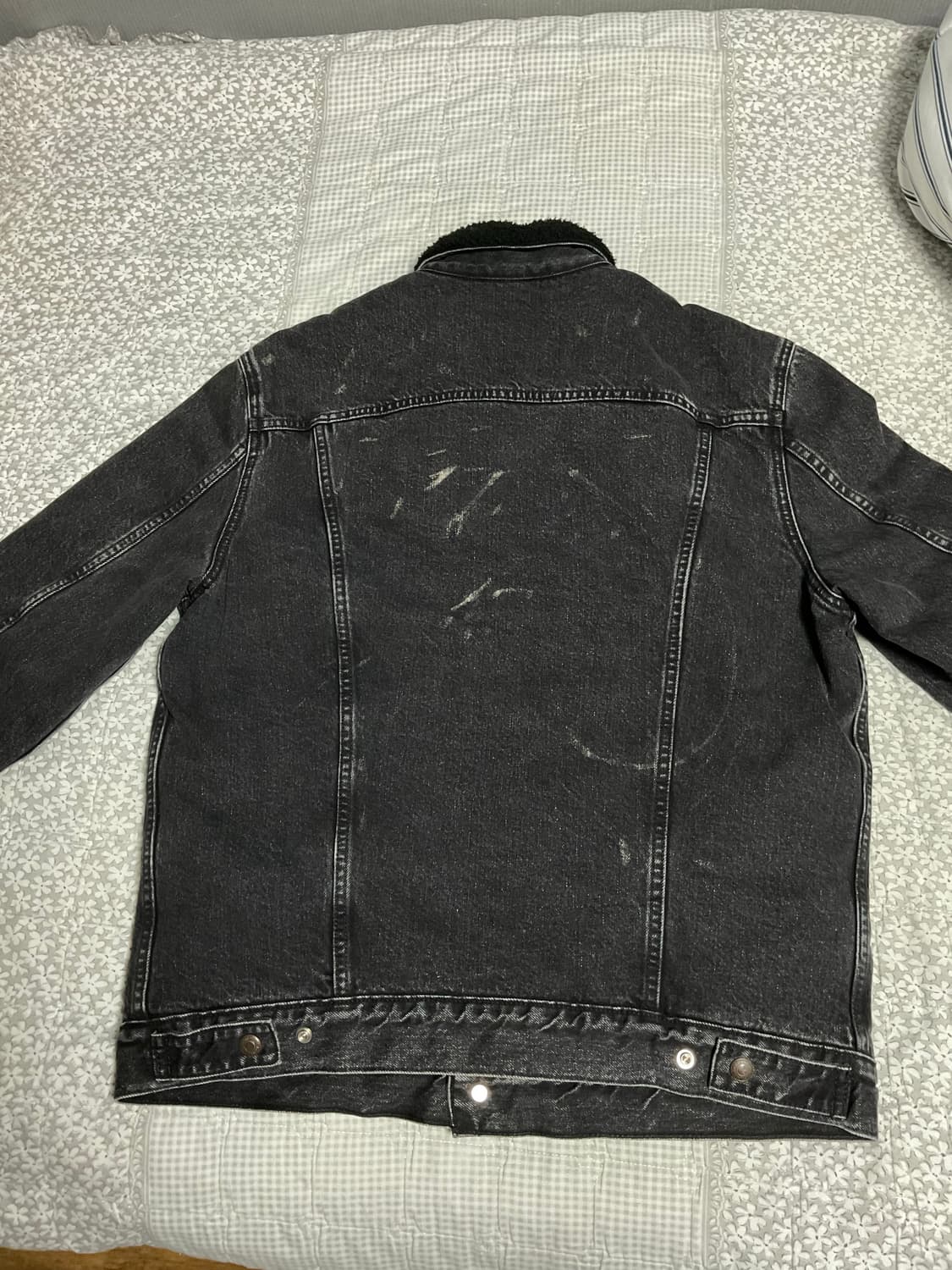 Fw16 리바이스 x 슈프림 쉐르파 트러커 자켓 M 상품이미지6