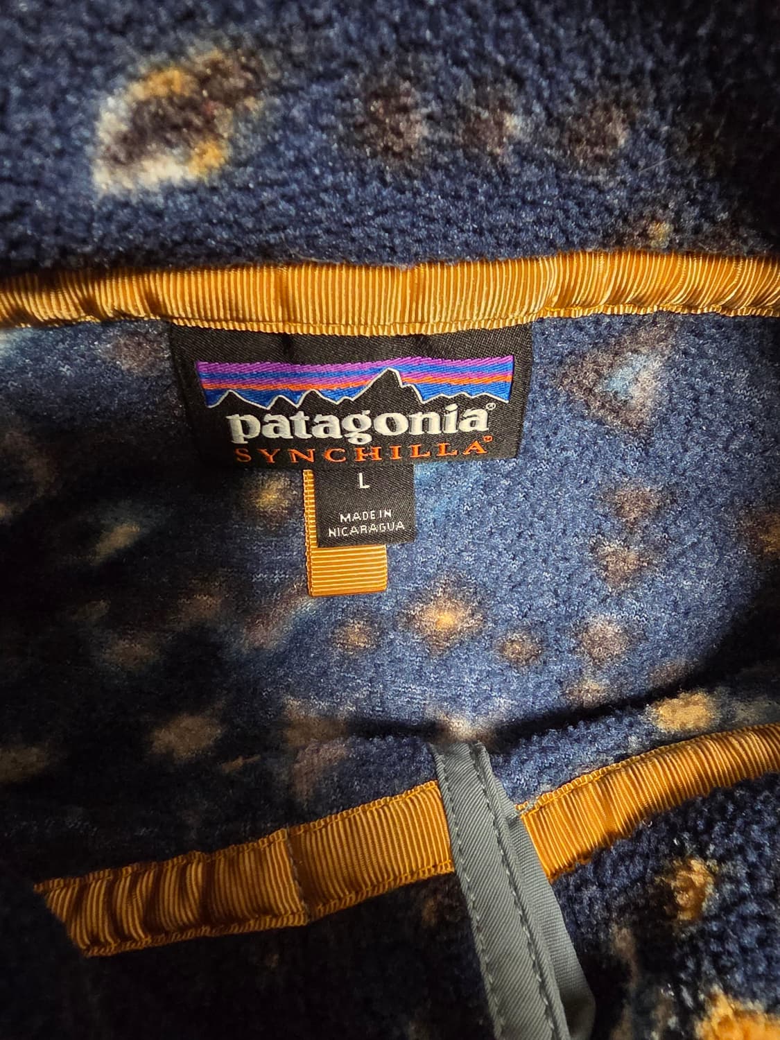 파타고니아 신칠라 라이트웨이트 원더링우드/타이드풀블루 맨 L 상품이미지2